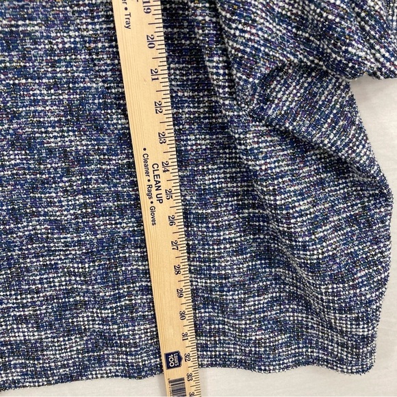 Lane Bryant Blue Cowl Neck Textured Knit Sweater size 22/24 - Picture 5 of 9